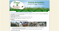 Desktop Screenshot of grainesdefermiers.org